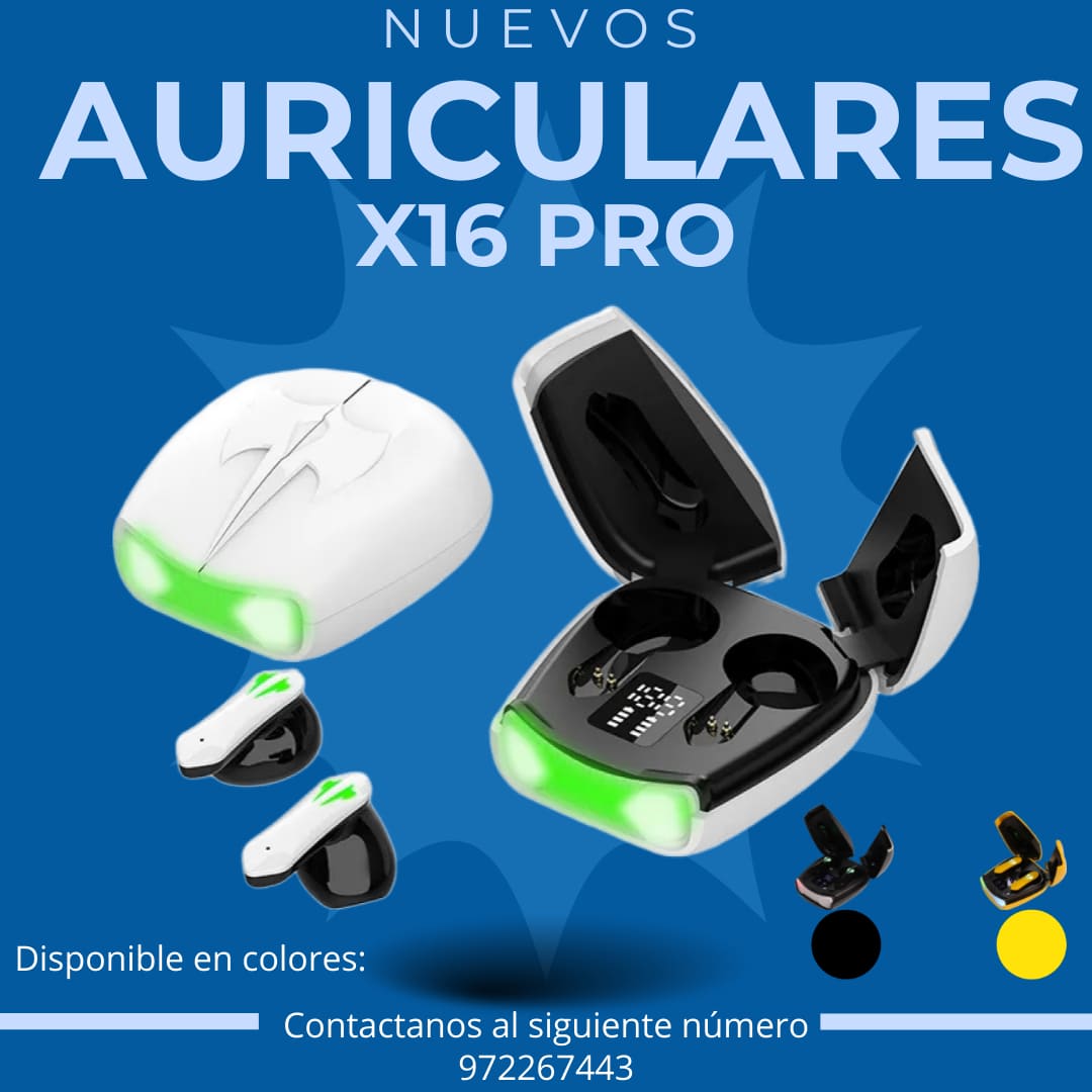 Audifono Inalambrico Bt Gamer X16 Pro