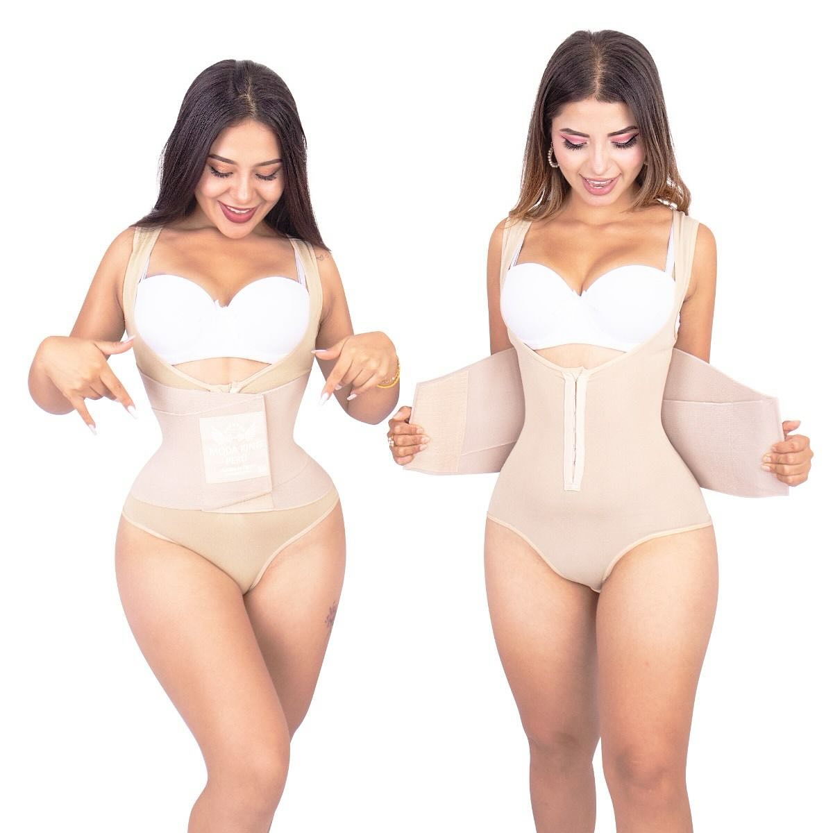 Faja Body Reloj De Arena Beige Xxs A Xl